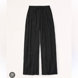 Abercrombie Crinkle Wide Leg Pants